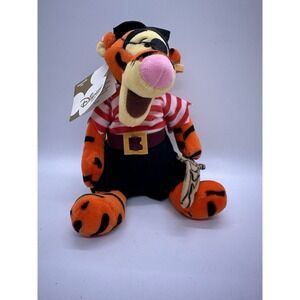Disney Bean Bag Plush‎ - PIRATE TIGGER Winnie the Pooh 9 inch Mint w/Tag